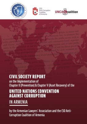 New Civil Society Report on Armenia: Better Monitoring and a More Robust Asset Recovery Framework Needed to Advance Anti-Corruption Efforts