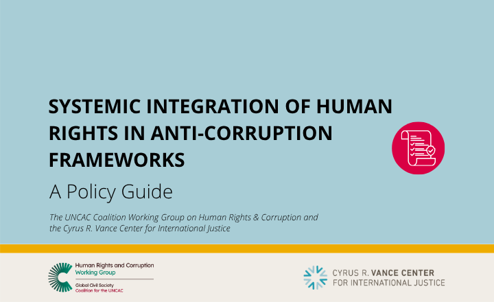 Systemic Integration of Human Rights in Anti-Corruption Frameworks