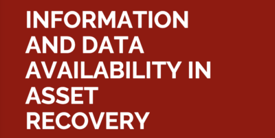 Information and data availability in asset recovery – new briefing paper