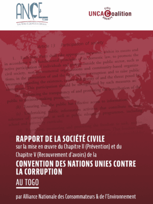 New Civil Society Report on Togo: Legislative advances are promising for anti-corruption efforts, but are not matched by adequate enforcement