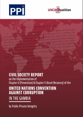 New Civil Society Report on The Gambia: Gaps in the legislative framework hamper UNCAC implementation and enforcement