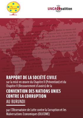 New civil society report on Burundi: New anti-corruption strategy lacks implementation and political backing