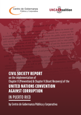 New civil society report on Puerto Rico: More transparency, stronger enforcement and a robust asset recovery framework needed