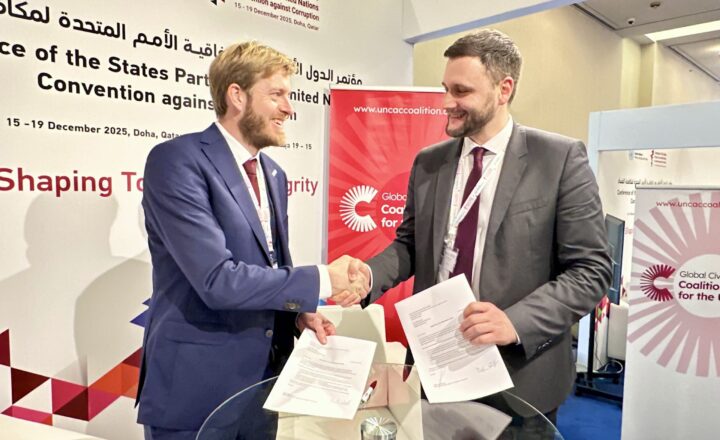 Ukraine signs the UNCAC Review Transparency Pledge