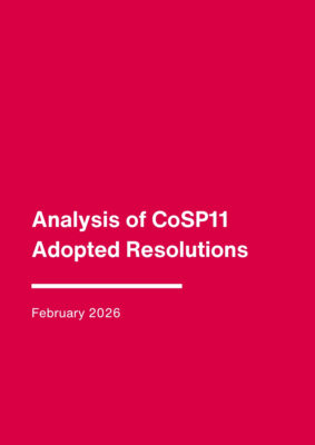 Analysis of CoSP11 Resolutions
