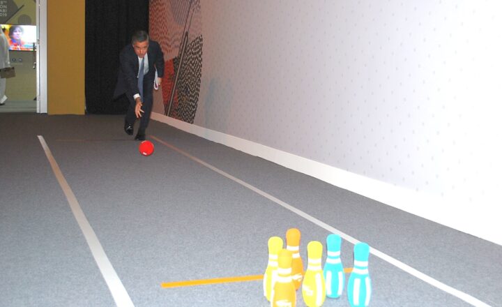 John Brandolino, Director, Division for Treaty Affairs, UNODC hit a strike on his first try