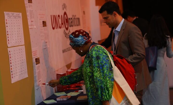 Delegates showed interest in the UNCAC Coalition’s Transparency Pledge