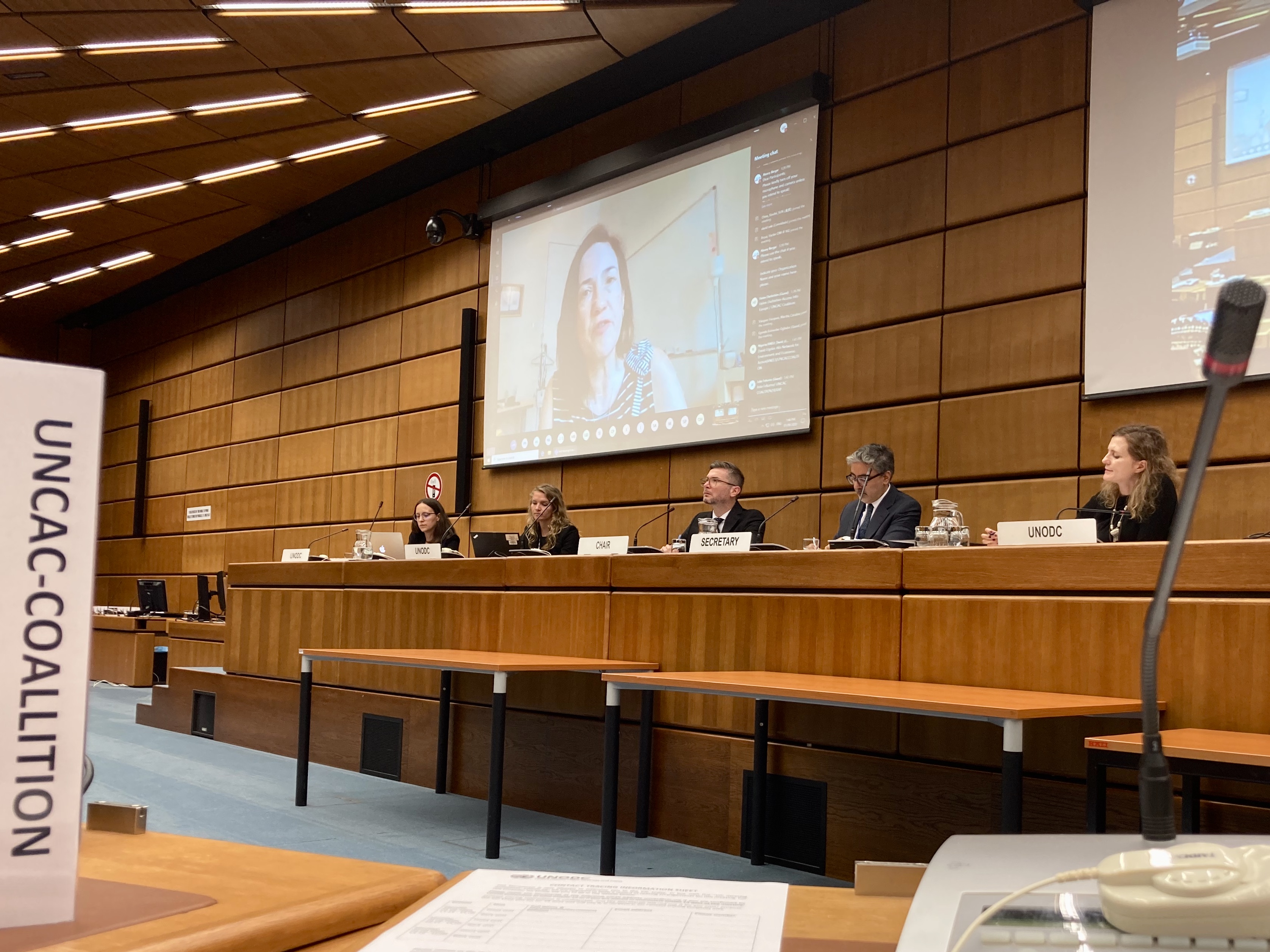 Intervention of Helen Darbishire, Director of Access Info Europe and Chair of the UNCAC Coalition