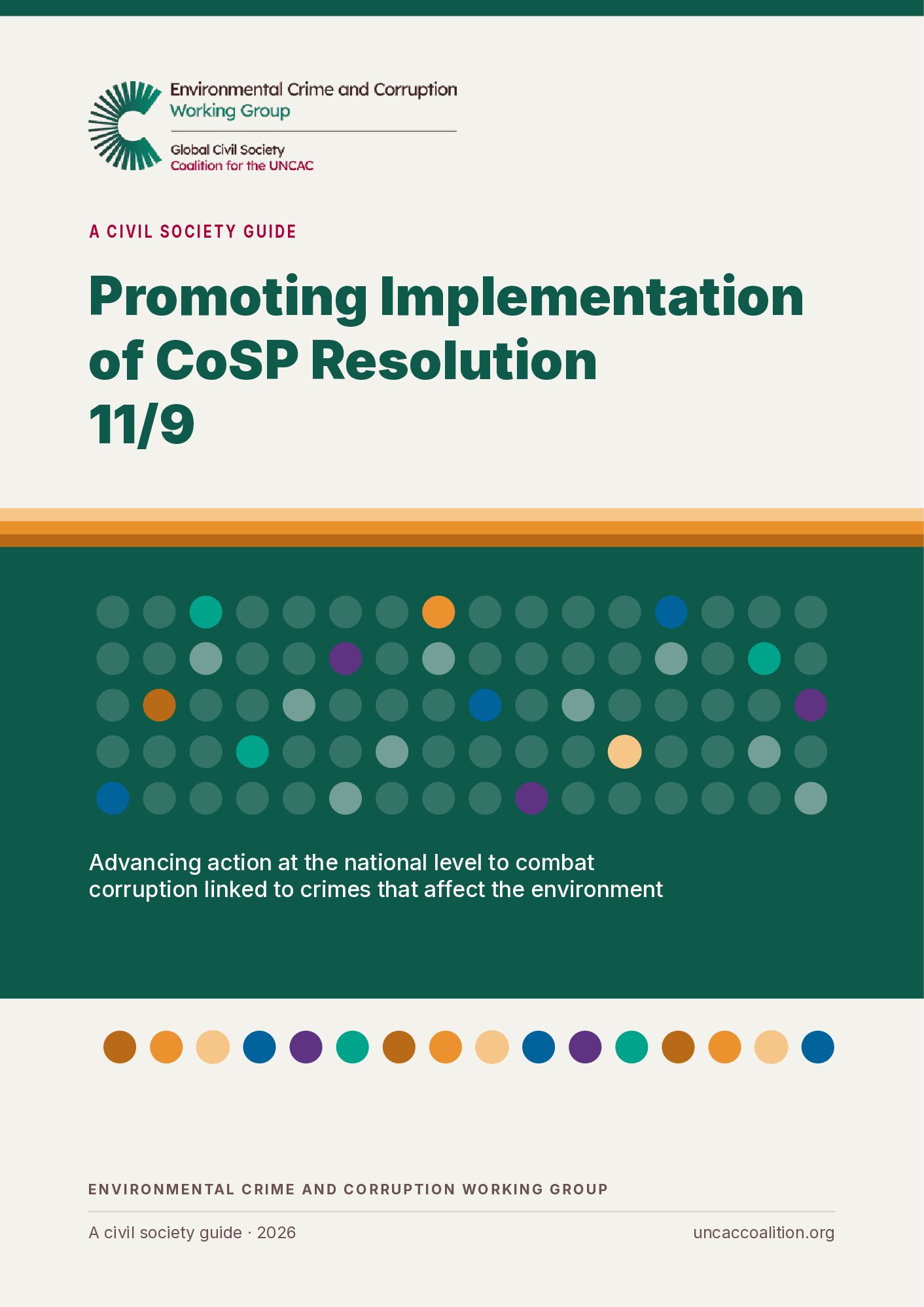 Promoting implementation of Resolution 11/9: Preventing and combating corruption as it relates to crimes that affect the environment
