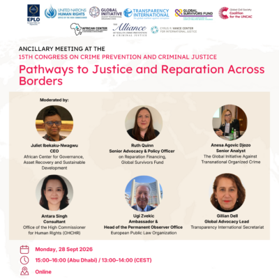 Pathways to Justice and Reparation Across Borders: Lessons from the UN Crime Congress