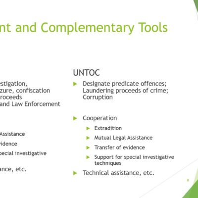 Bridging the UNCAC and UNTOC: Why a stronger organized crime response is essential to tackling crimes that affect the environment and their links to corruption